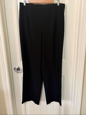 Talbots Women's Black Pants Wide-Leg Pants